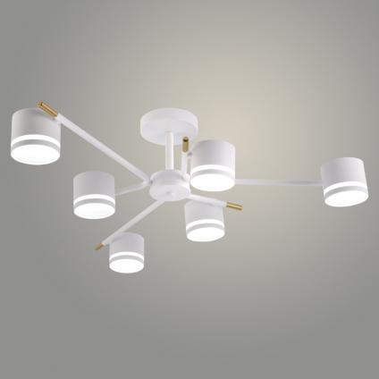 Люстра XI4507/6 WT+COPPER белый/медь 6х15W GX53 d780 h210, HN25